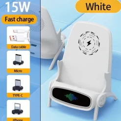 Wireless Charger 15 W Output Power 2 Port Wireless Charging Stand CE Certified Fast Wireless Charging Magnetic For Cellphone