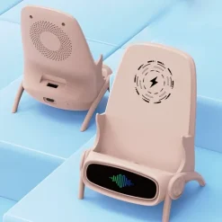 Wireless Charger 15 W Output Power 2 Port Wireless Charging Stand CE Certified Fast Wireless Charging Magnetic For Cellphone