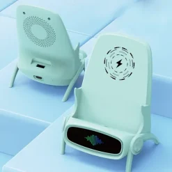 Wireless Charger 15 W Output Power 2 Port Wireless Charging Stand CE Certified Fast Wireless Charging Magnetic For Cellphone