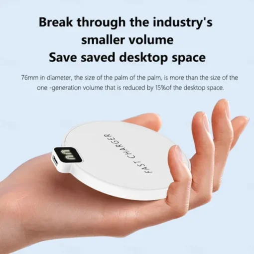 Wireless Charger 15 W Output Power Wireless Charging Stand CE Certified Fast Wireless Charging Thin Smart Identification Technology For Cellphone