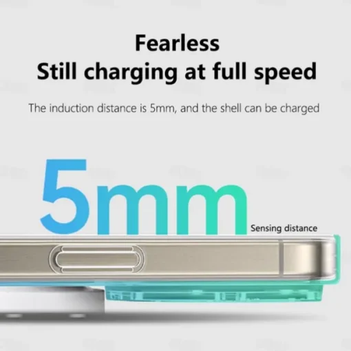 Wireless Charger 15 W Output Power Wireless Charging Stand CE Certified Fast Wireless Charging Thin Smart Identification Technology For Cellphone