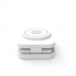 Wireless Charger 15 W Output Power Wireless Charging Station CE Certified Fast Wireless Charging MagSafe Universal For iPhone 14/13/12/11 Pro Max Universal Cellphone Gear Fit 2 R360 Apple Watch