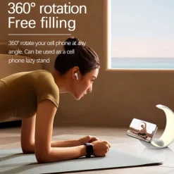 Wireless Charger 15 W Output Power Wireless Charging Station CE Certified Fast Wireless Charging MagSafe Magnetic For Apple Watch iPhone 14/13/12/11 Pro Max Apple Watch Series SE / 6/5/4/3/2/1