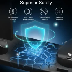 Wireless Charger Stand 6 in 1 QI Wireless Charging Station Dock for Iwatch iPhone Airpods Compatible with iPhone iPhone 14 13 12 11 Pro Max Mini X XS XR 8 7/Samsung S22/S21