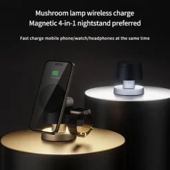 Wireless Charger Wireless Charging Station CE Certified Fast Wireless Charging MagSafe 4 in 1 For Compatible with any wireless charging enabled devices