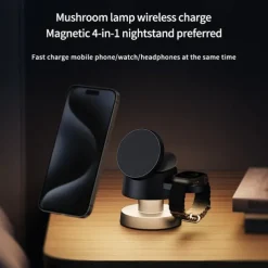 Wireless Charger Wireless Charging Station CE Certified Fast Wireless Charging MagSafe 4 in 1 For Compatible with any wireless charging enabled devices