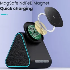 Wireless Charger Wireless Charging Station CE Certified Fast Wireless Charging Magnetic For Compatible with any wireless charging enabled devices