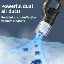 Wireless Charging Vacuum Cleaner Portable Household Car Use Strong Suction High Power Vacuum Cleaner