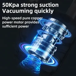 Wireless Charging Vacuum Cleaner Portable Household Car Use Strong Suction High Power Vacuum Cleaner