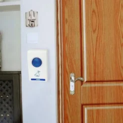 Wireless Doorbell 1 Button 1 Receiver Remote Control Home Security Door Bell