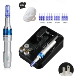 Wireless Dr Pen Ultima A6 Electric Derma Stamp Rechargeble Dermapen Microneedling For Skin Care Semi Permanent Tattoo Salon Beauty Device