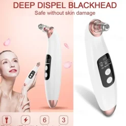 Wireless Electric Blackhead Remover Pore Vacuum Acne Pimple Removal Tool Acne Needle Set