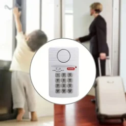 Wireless Security Alarm System for Home Garage & Shed - Includes Door & Window Keypad Battery Powered (3 AA Batteries Not Included)