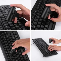 Wireless Travel Mouse Optical Ring Mice Ergonomic Finger Handheld Bluetooth Mouse Compatible 1600DPI 2.4G