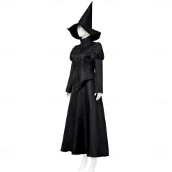 Witch Fairy Elphaba Outfits Costume Walpurgis Night Movie TV Theme Costumes Movie Cosplay for Women's Adults' Halloween Carnival Mardi Gras Performance Party Stage