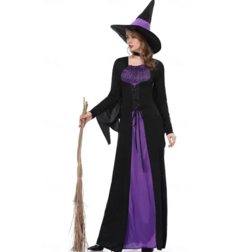 Witch Halloween Cosplay Costume Party Costume Masquerade Walpurgis Night Outfits Adults' Women's Masquerade Mardi Gras Performance Party Halloween Easy Halloween Costumes Dress Up
