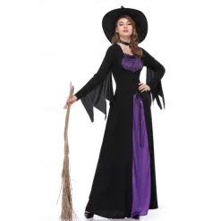 Witch Halloween Cosplay Costume Party Costume Masquerade Walpurgis Night Outfits Adults' Women's Masquerade Mardi Gras Performance Party Halloween Easy Halloween Costumes Dress Up