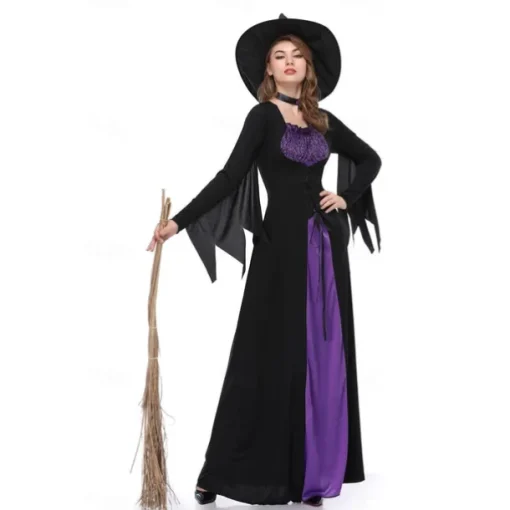 Witch Halloween Cosplay Costume Party Costume Masquerade Walpurgis Night Outfits Adults' Women's Masquerade Mardi Gras Performance Party Halloween Easy Halloween Costumes Dress Up