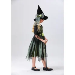 Witch Halloween Dress Cosplay Costume Walpurgis Night Cosplay Kid's Girls' Carnival Masquerade Mardi Gras Performance Party Halloween Easy Halloween Costumes Dress Up