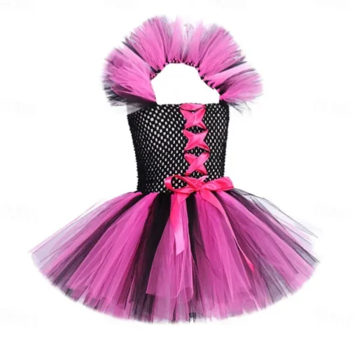 Witch Halloween Dress Cosplay Costume Tutu Walpurgis Night Cosplay Kid's Girls' Carnival Masquerade Party / Evening Easy Halloween Costumes Dress Up