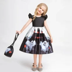 Witch Pumpkin Halloween Dress Costume Walpurgis Night Dress Up Kid's Women's Carnival Party / Evening Easy Halloween Costumes Dress Up