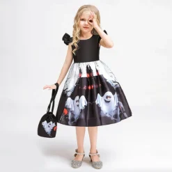 Witch Pumpkin Halloween Dress Costume Walpurgis Night Dress Up Kid's Women's Carnival Party / Evening Easy Halloween Costumes Dress Up