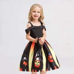 Witch Pumpkin Halloween Dress Costume Walpurgis Night Dress Up Kid's Women's Carnival Party / Evening Easy Halloween Costumes Dress Up