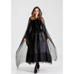 Witch Vampire Ghost Bride Halloween Cosplay Costume Party Costume Masquerade Walpurgis Night Outfits Cosplay Adults' Women's Masquerade Mardi Gras Performance Party Halloween Easy Halloween Costumes