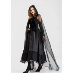 Witch Vampire Ghost Bride Halloween Cosplay Costume Party Costume Masquerade Walpurgis Night Outfits Cosplay Adults' Women's Masquerade Mardi Gras Performance Party Halloween Easy Halloween Costumes