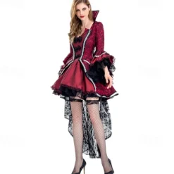 Witch Vampire Movie / TV Theme Costumes Halloween Cosplay Costume Party Costume Masquerade Walpurgis Night Outfits Cosplay Adults' Women's Masquerade Mardi Gras Performance Party Halloween Easy