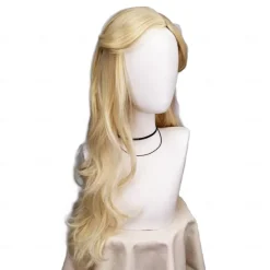 Women Cosplay Wig Synthetic Hair Wigs Black Braid for Elphaba Blonde Long Wavy for Glinda Party Costume Halloween Wigs