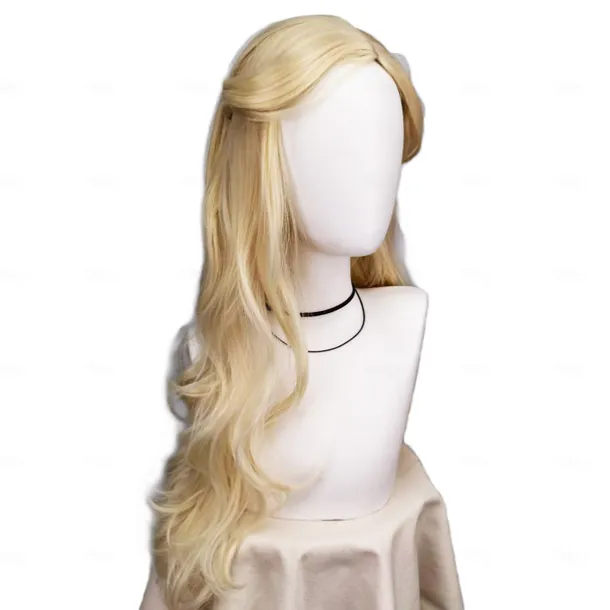 Women Cosplay Wig Synthetic Hair Wigs Black Braid for Elphaba Blonde Long Wavy for Glinda Party Costume Halloween Wigs