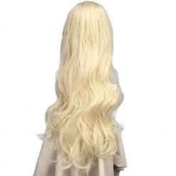 Women Cosplay Wig Synthetic Hair Wigs Black Braid for Elphaba Blonde Long Wavy for Glinda Party Costume Halloween Wigs