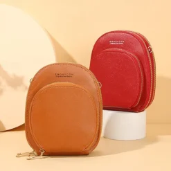 Women Crossbody Shoulder Bags Wallets Touch Screen Cell Phone Purse Soft Leather Strap Handbag for Female Luxury Messenger Bags