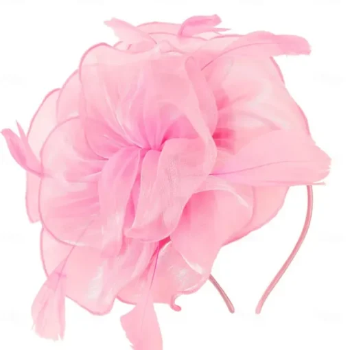 Women Fascinators Hats Kentucky Derby Flower Fascinators with Headband and Clip Tea Party Headwear for Women and Girls