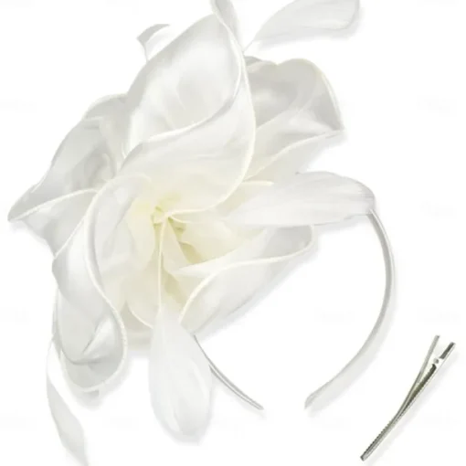 Women Fascinators Hats Kentucky Derby Flower Fascinators with Headband and Clip Tea Party Headwear for Women and Girls