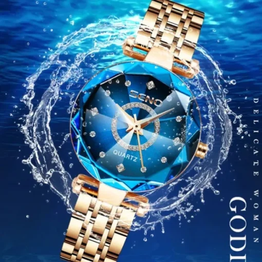 Women Golden & Silver Classic Quartz Watch Female Elegant Clock Luxury Gift Watches Ladies Waterproof Wristwatch