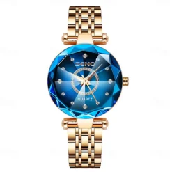 Women Golden & Silver Classic Quartz Watch Female Elegant Clock Luxury Gift Watches Ladies Waterproof Wristwatch