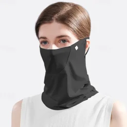 Women Summer Anti-UV Quick-drying Face Cover Scarf Breathable Neck Protection
