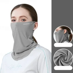 Women Summer Anti-UV Quick-drying Face Cover Scarf Breathable Neck Protection