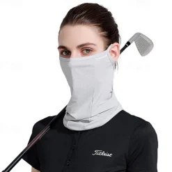 Women Summer Anti-UV Quick-drying Face Cover Scarf Breathable Neck Protection