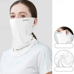 Women Summer Anti-UV Quick-drying Face Cover Scarf Breathable Neck Protection