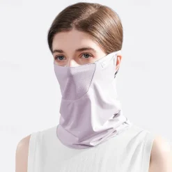 Women Summer Anti-UV Quick-drying Face Cover Scarf Breathable Neck Protection