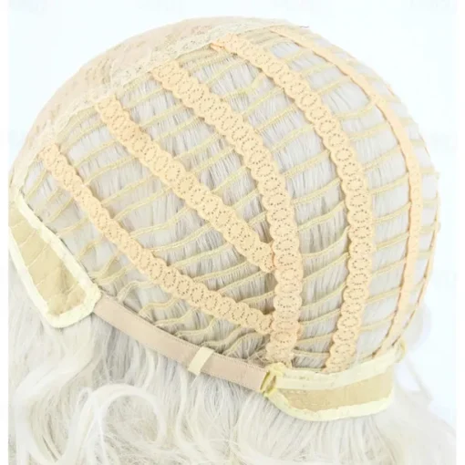 Women Wigs Platinum Blonde Short Curly Carnival Costume Cosplay Wig Halloween Wigs