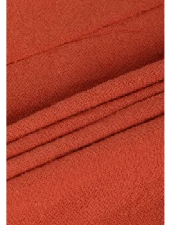 Women's 100% Cotton Shirt Patchwork Casual Daily Weekend Solid Casual Linen Like Short Sleeve Crew Neck Round Neck White Summer Spring