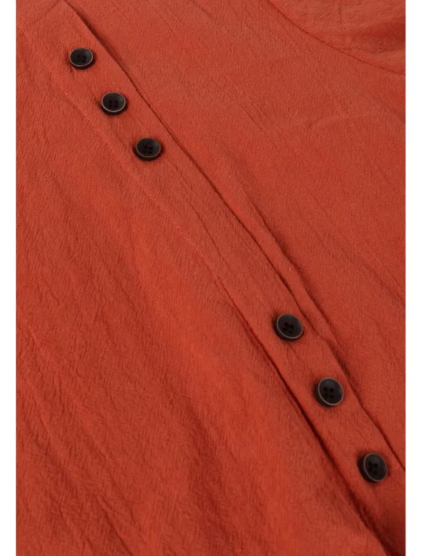 Women's 100% Cotton Shirt Patchwork Casual Daily Weekend Solid Casual Linen Like Short Sleeve Crew Neck Round Neck White Summer Spring