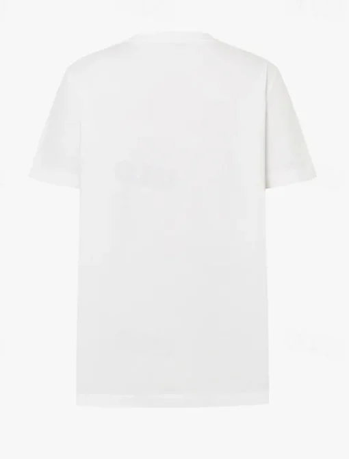 Women's 100% Cotton T Shirt Animal Cat Letter Stylish Basic Modern Short Sleeve Crew Neck Regular Tops Daily Sports Going out Print White Spring, Fall, Winter, Summer