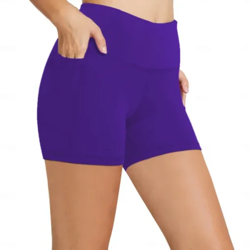 Women's 3" Gym Shorts Workout Shorts Sports Shorts Side Pockets with Phone Pocket Tummy Control Butt Lift Quick Dry Yoga Fitness Gym Workout Shorts Dark Grey Pink Light Green