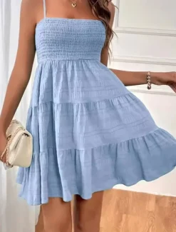 Women's A Line Dress Midi Dress Patchwork Date Vacation Streetwear Spaghetti Strap Sleeveless Light Pink Black Light Green Color