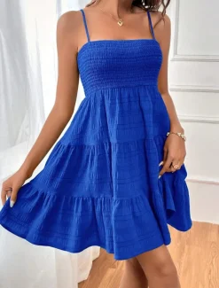 Women's A Line Dress Midi Dress Patchwork Date Vacation Streetwear Spaghetti Strap Sleeveless Light Pink Black Light Green Color